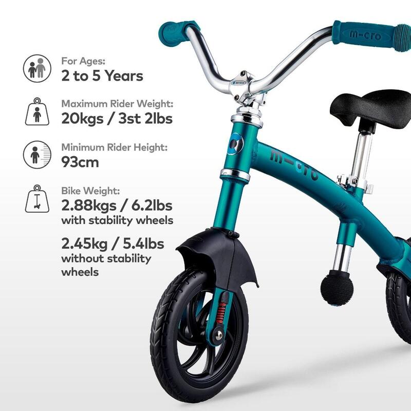 Draisienne Évolutive Enfant – Draisienne G-bike Deluxe Bleu – Trottinettes  Destock